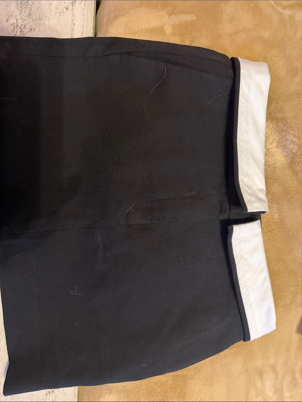 Babaton Black Skirt with White Trim